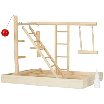 Afbeelding van Flamingo Vogelspeelgoed Playpoint Hout 35 x 25 27cm