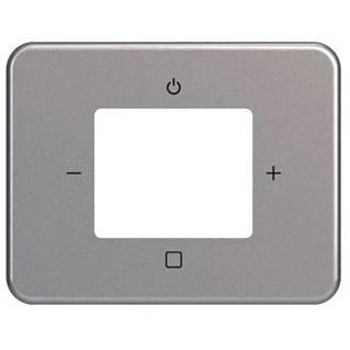 Afbeelding van Abb busch jaeger 8252 266 101 centraalplaat digitale radio a titanium 2cka008200a0247