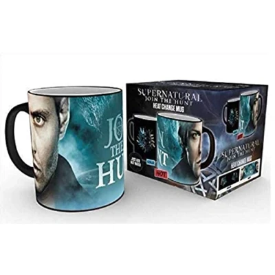 Afbeelding van Gb Eye Warmtemok Supernatural Sam And Dean Symbool Zwart 300 Ml