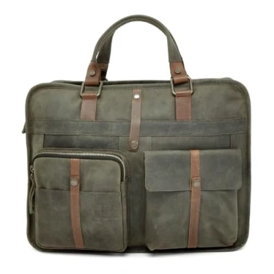Afbeelding van Barbarossa Heren Laptoptas 15 inch Ruvido 826 131 Military
