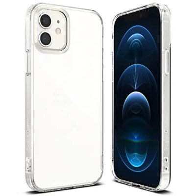 Afbeelding van Ringke Fusion Compatibel met iPhone 12, 12 Pro Case, Transparant Schokbestendig Bumper Hoesje Clear
