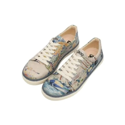 Afbeelding van DOGO Dames Sneakers Watercolor and Sailors 36