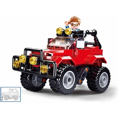 Afbeelding van Sluban Red Offroader Town M38 B0902