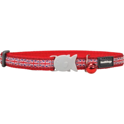 Afbeelding van Hondenhalsband Red Dingo STYLE UNION JACK FLAG 41 63 cm