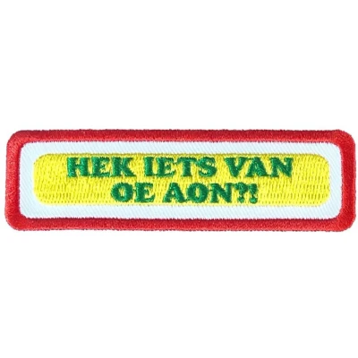 Afbeelding van Fjesta© Oeteldonk Embleem Oeteldonkse Uitspraken Van Oe Aon Carnaval Den Bosch