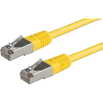 Afbeelding van Netwerkkabel Cat5e S/FTP 2 meter (100% koper, Geel)