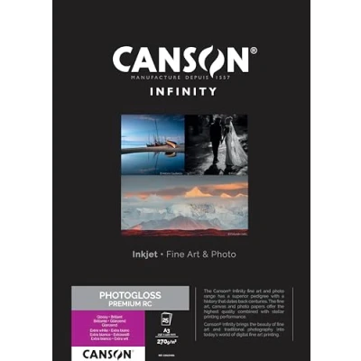 Afbeelding van Canson PhotoGloss Premium 270 gram A3 25 vellen