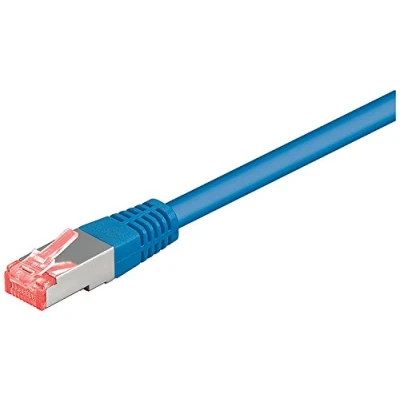 Afbeelding van S/FTP CAT6 Gigabit netwerkkabel / blauw LSZH 30 meter