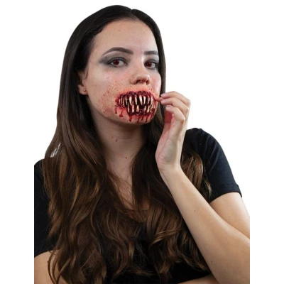 Afbeelding van Partychimp Nightmare Fangs Applicatie Halloween Carnaval Latex