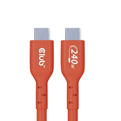 Afbeelding van CLUB3D USB2 Type C Bi Directional USB IF Certified Cable Data 480Mb, PD 240W(48V/5A) EPR M/M 4m / 13