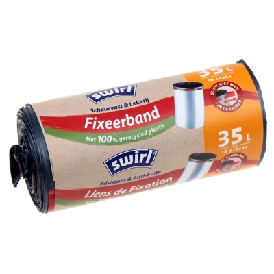 Afbeelding van Swirl sacs poubelle avec bande de fermeture 35ltr 6772443