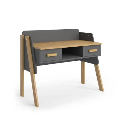 Afbeelding van Vitalispa Malia Bureau 97 x 51 cm Grijs/eiken
