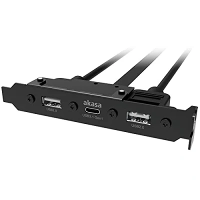 Afbeelding van Akasa AK CBUB53 40BK kabeladapter/verloopstukje Zwart