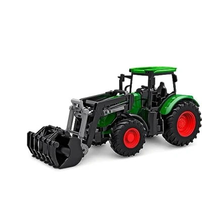 Afbeelding van Tractor freewheel +frontlader 27cm groen