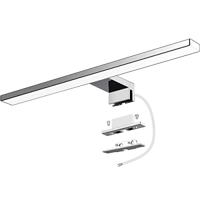 Afbeelding van Azhien LED Spiegellamp 10 W 820LM badkamerspiegellamp, neutraal wit 4000K kastlicht Wandtoiletlamp IP44 230V badspiegel voorlicht 40 cm