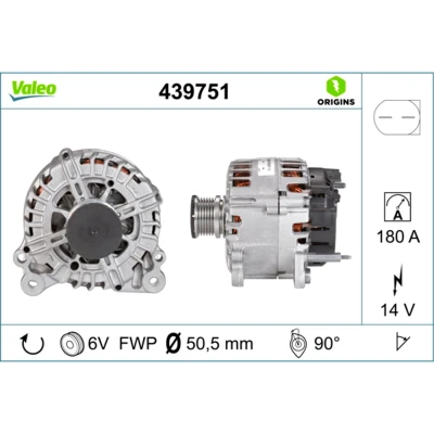 Afbeelding van Valeo Alternator/Dynamo 439751