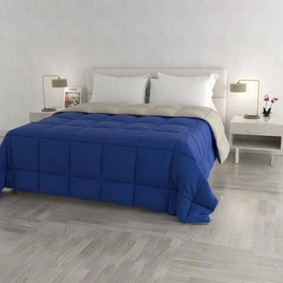 Afbeelding van Italian Bed Linen Winterdekbed Elegant, Royal/Licht Grijs, Dubbele 100% Microvezel, 260x260cm