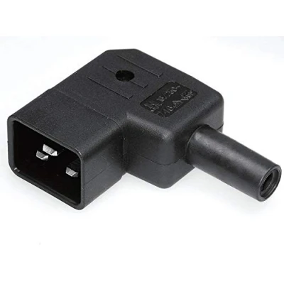 Afbeelding van Martin Kaiser MK IEC C20 Stekker 70 graden 16A Kabeldoorvoer links 746/SW E3JTX