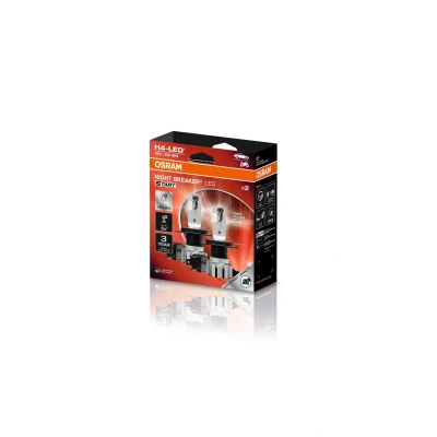 Afbeelding van OSRAM NIGHT BREAKER LED START H4, groot en dimlicht met wegtoelating, tot 230% meer helderheid, 6000 K, 12 V