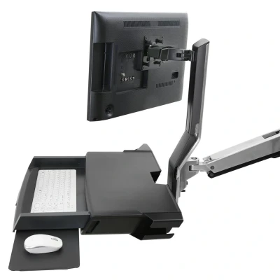 Afbeelding van Ergotron SV Combo Wit PC Multimedia Standaard arm Muur