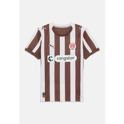 Afbeelding van FC St. Pauli 25/26 thuisshirt, Wit/Bruin, Maat 1 2Y PUMA