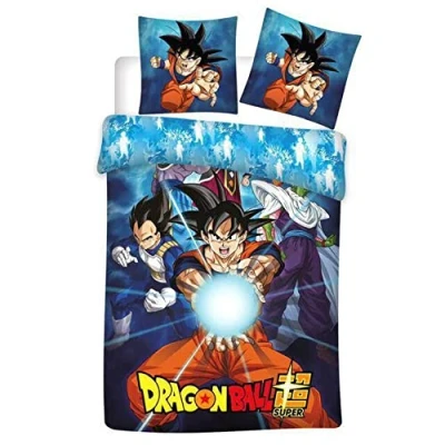 Afbeelding van Dragon Ball Z Dekbedovertrek Super Eenpersoons 140 x 200 cm Polyester