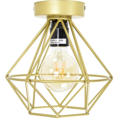 Afbeelding van Urban Interiors Plafondlamp Wire Ø 22 cm Mat goud