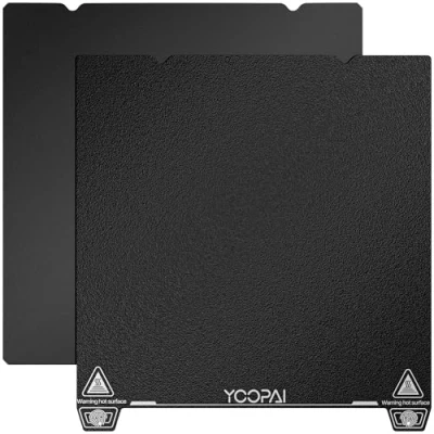 Afbeelding van YOOPAI Dubbelzijdige PEI printplaat, zwart getextureerd, 235 x mm, vel printbed voor Creality Ender 3/ 3 Pro/Ender V2/ S1/ Neo/Voxelab Aquila 3D printer