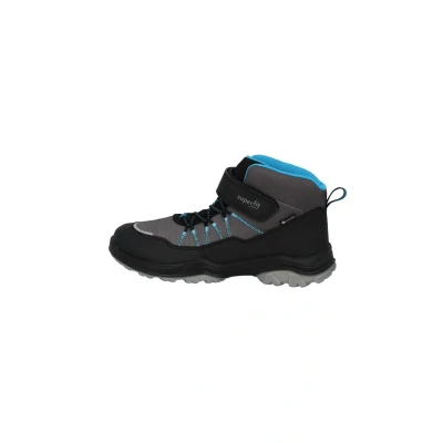Afbeelding van Superfit Jupiter warm gevoerde Gore Tex sneakers, zwart/turquoise 0000, 38 EU breed, zwart turquoise Breed
