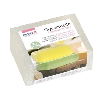 Afbeelding van Glorex 6 1600 141 GmbH glycerine zeep eco 500g met olijfolie transparant
