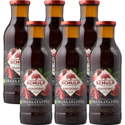 Afbeelding van Schulp Granaatappelsap Puur Krachtsap Biologisch 6 x 0,75 liter