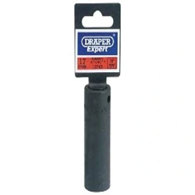 Afbeelding van Draper Expert HI TORQ 1/2&quot; 13 mm diepe slagmoersleutel 6 punts inbussleutel Chroom vanadium stalen sleutel Acessory 12740