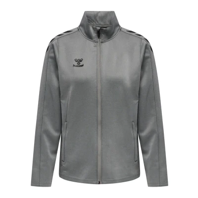 Afbeelding van Hummel CORE XK POLY Sweater met rits, Dames, Maat: XS, Grey melange