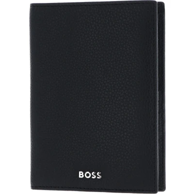 Afbeelding van Paspoorthouder Classic Grained Black, zwart, 17.4, Klassiek