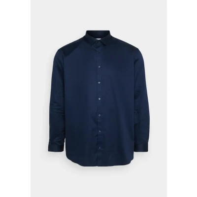Afbeelding van JACK &amp; JONES Plus Size oversized overhemd JPRBLACARDIFF donkerblauw