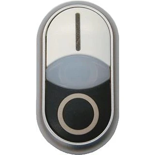 Afbeelding van Eaton 284816 M22 DDLF WS X1/X0 Dubbele drukknop Kunststof frontring 1 stuk(s)