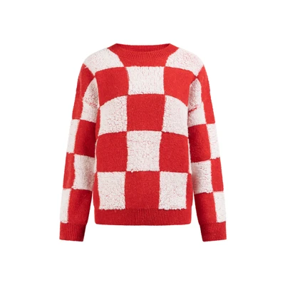 Afbeelding van myMo ROCKS Trui lichtroze / rood