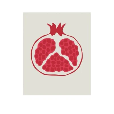 Afbeelding van Komar Artprint Cultivated Pomegranate Kinderkamer, slaapkamer, woonkamer (1 stuk)