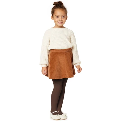 Afbeelding van Merry Style WL 010 Kinderen Panty 60 DEN Microvezel Meisjes Polyamide Caffe 152 158