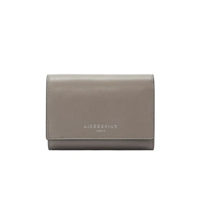 Afbeelding van LIEBESKIND BERLIN Leren Portemonnee Linn Wallet Neutral Gray Taupe