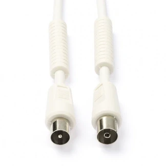 Afbeelding van Coax kabel Nedis 3 meter (Digitaal, 100 dB, Wit)