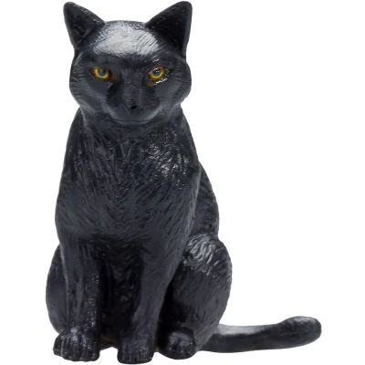 Afbeelding van Mojo Pets speelgoed Kat Zittend Zwart 387372