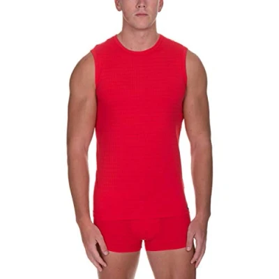 Afbeelding van Bruno Banani Check LINE Rundh Hemd, Heren, Maat: Small, Rot