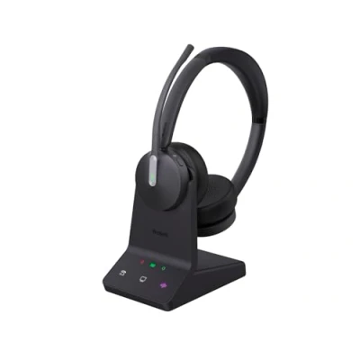 Afbeelding van Yealink WH64 Dual UC headset incl. basisstation universele compatibiliteit, twee oor design, ruisonderdrukking, USB poort