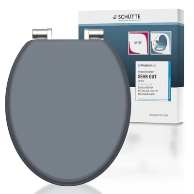 Afbeelding van Toiletbril Schutte Lupos Softclose Grijs