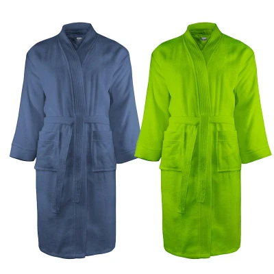 Afbeelding van The One Towelling Badjas XXL/XXXL Zachte kamerjas Vocht absorberend 100% Gekamd badstofkatoen Limoengroen