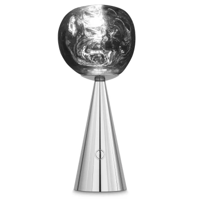 Afbeelding van Tom Dixon Melt tafellamp LED oplaadbaar zilver
