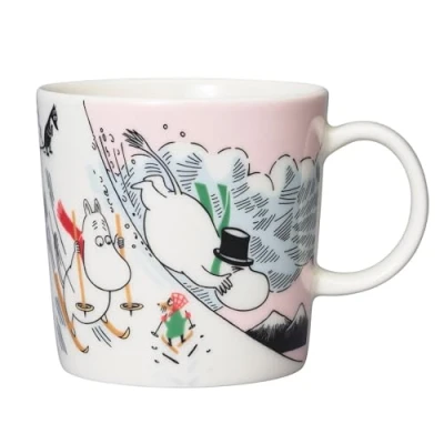 Afbeelding van Arabia Moomin handvat beker glijden, van vitroporselein, inhoud: 300 ml, afmetingen: 11 x 8,3 8,1 cm 1068266