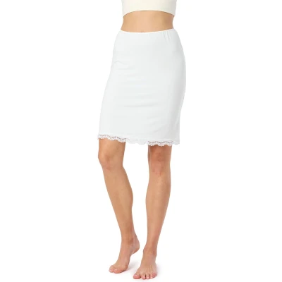 Afbeelding van Bellivalini BLV BLV50 176 UW Dames Onderrok kort elastisch licht Viscose Wit L