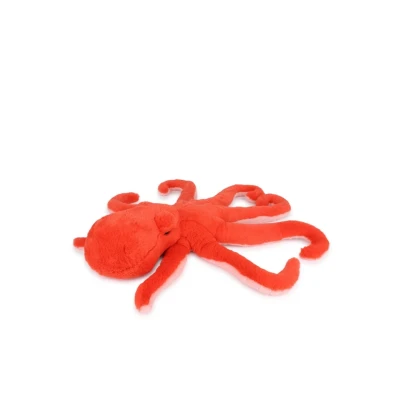 Afbeelding van WWF JongensMeisjes Octopus knuffel 50 cm in de kleur Rood